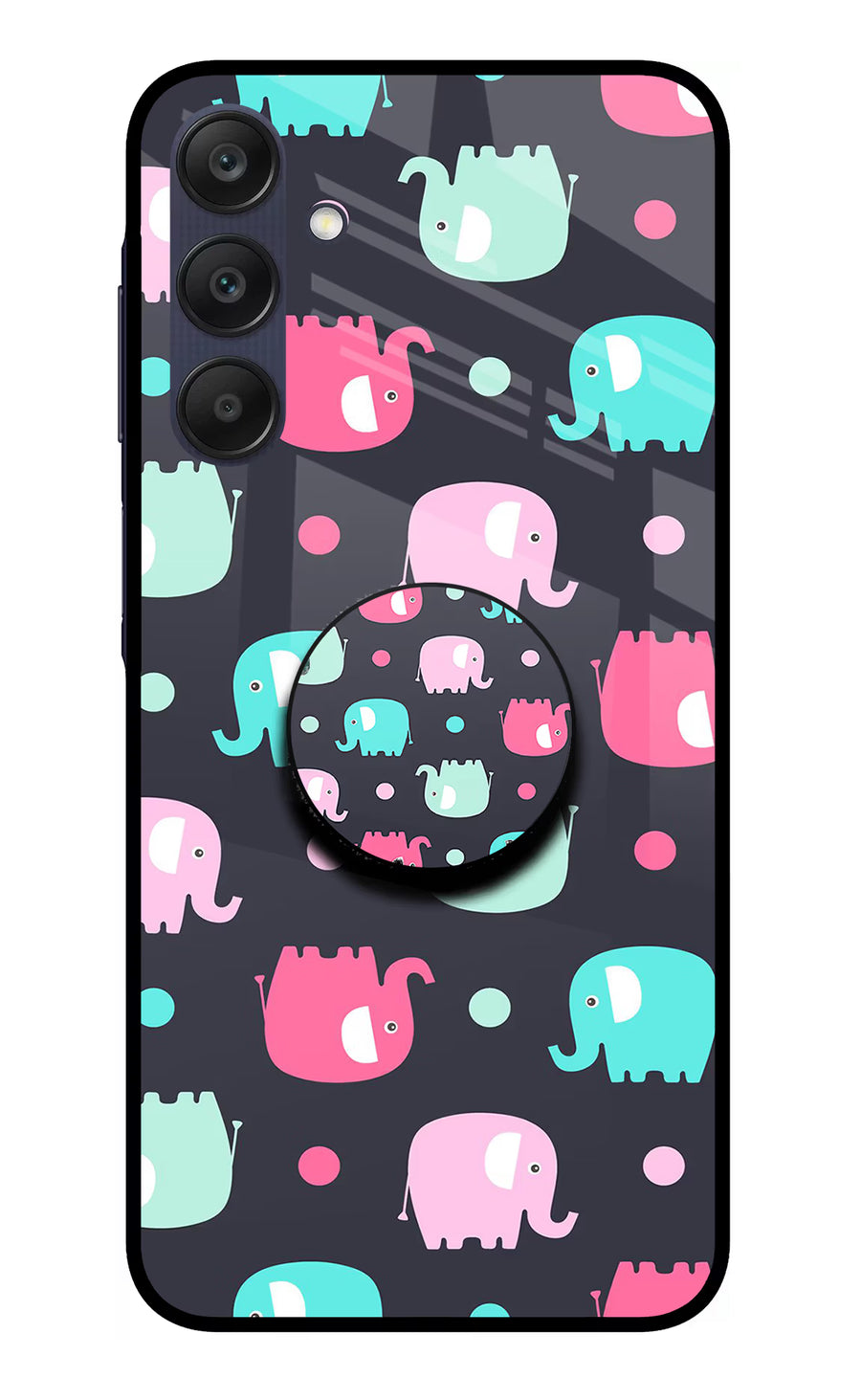 Baby Elephants Samsung A25 5G Pop Case, Glass case