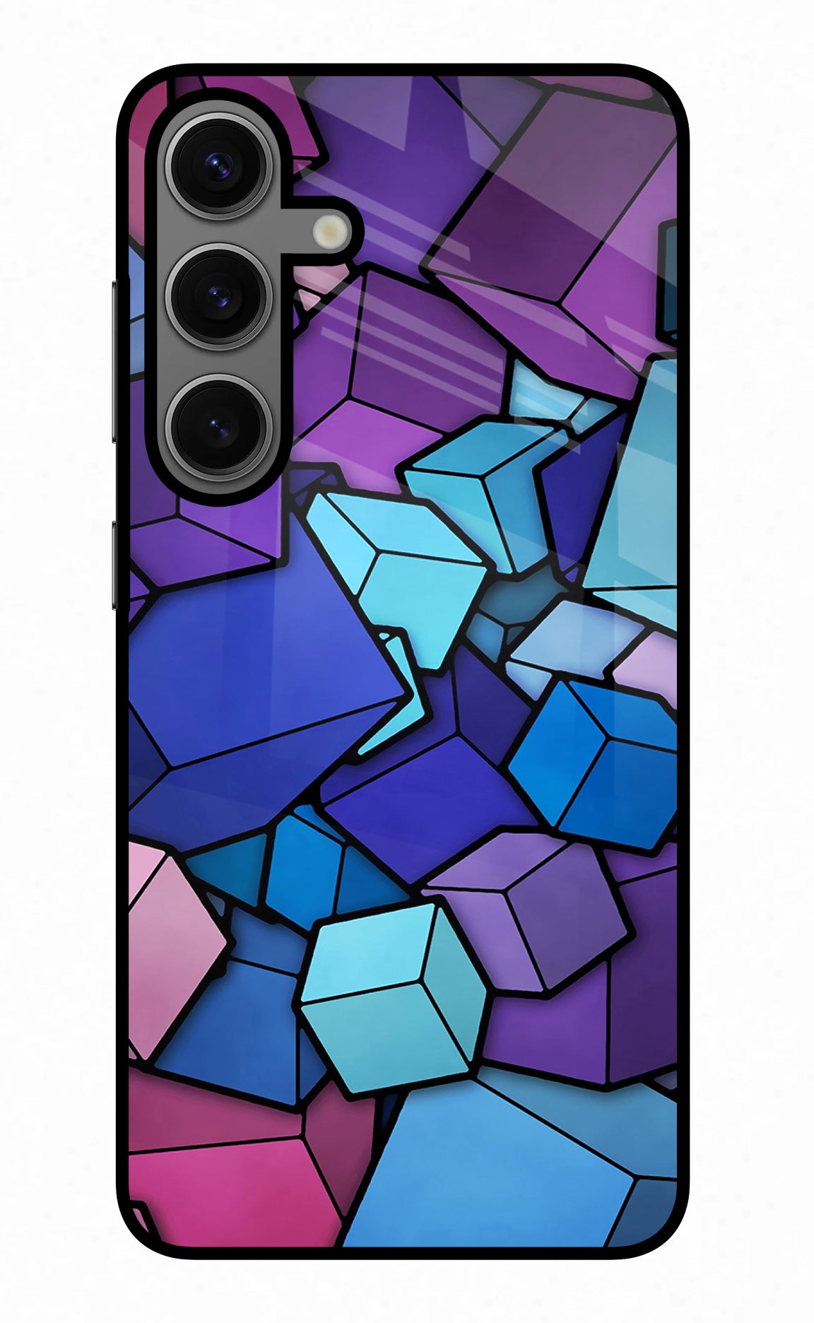 Cubic Abstract Samsung S24 Back Cover