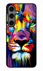 Lion Samsung S24 Glass Case