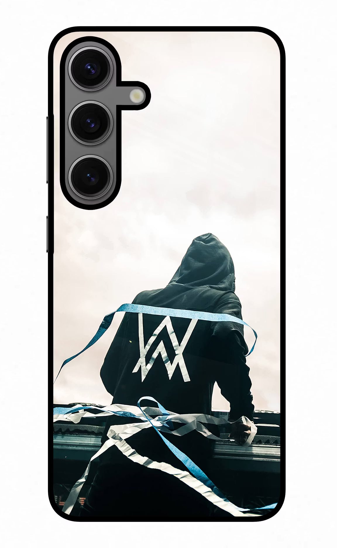 Alan Walker Samsung S24 Glass Case Back Cover by Casekaro
