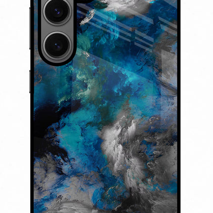 Artwork Samsung S24 Glass Case Back Cover by Casekaro