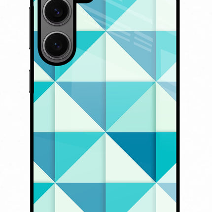 Abstract Samsung S24 Glass Case
