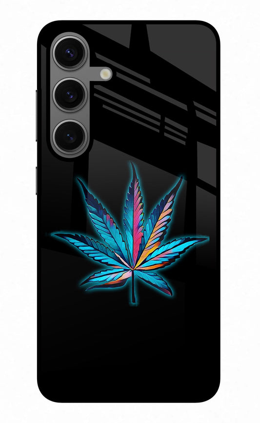 Weed Samsung S24 Glass Case