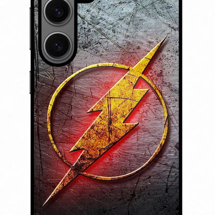 Flash Samsung S24 Glass Case Back Cover by Casekaro