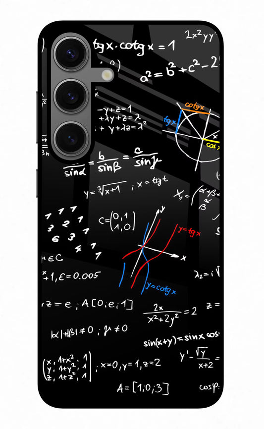 Mathematics Formula Samsung S24 Glass Case