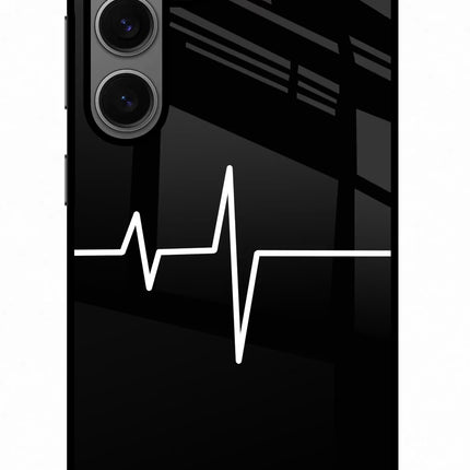 Heart Beats Samsung S24 Glass Case