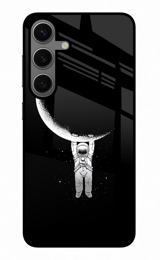 Moon Space Samsung S24 Glass Case