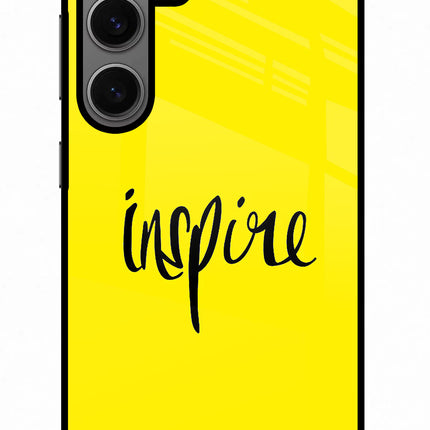 Inspire Samsung S24 Glass Case Back Cover by Casekaro