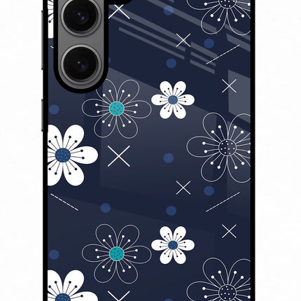Flowers Samsung S24 Glass Case