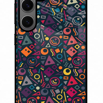 Geometric Abstract Samsung S24 Glass Case