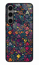 Geometric Abstract Samsung S24 Glass Case