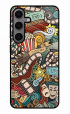 Cinema Abstract Samsung S24 Glass Case