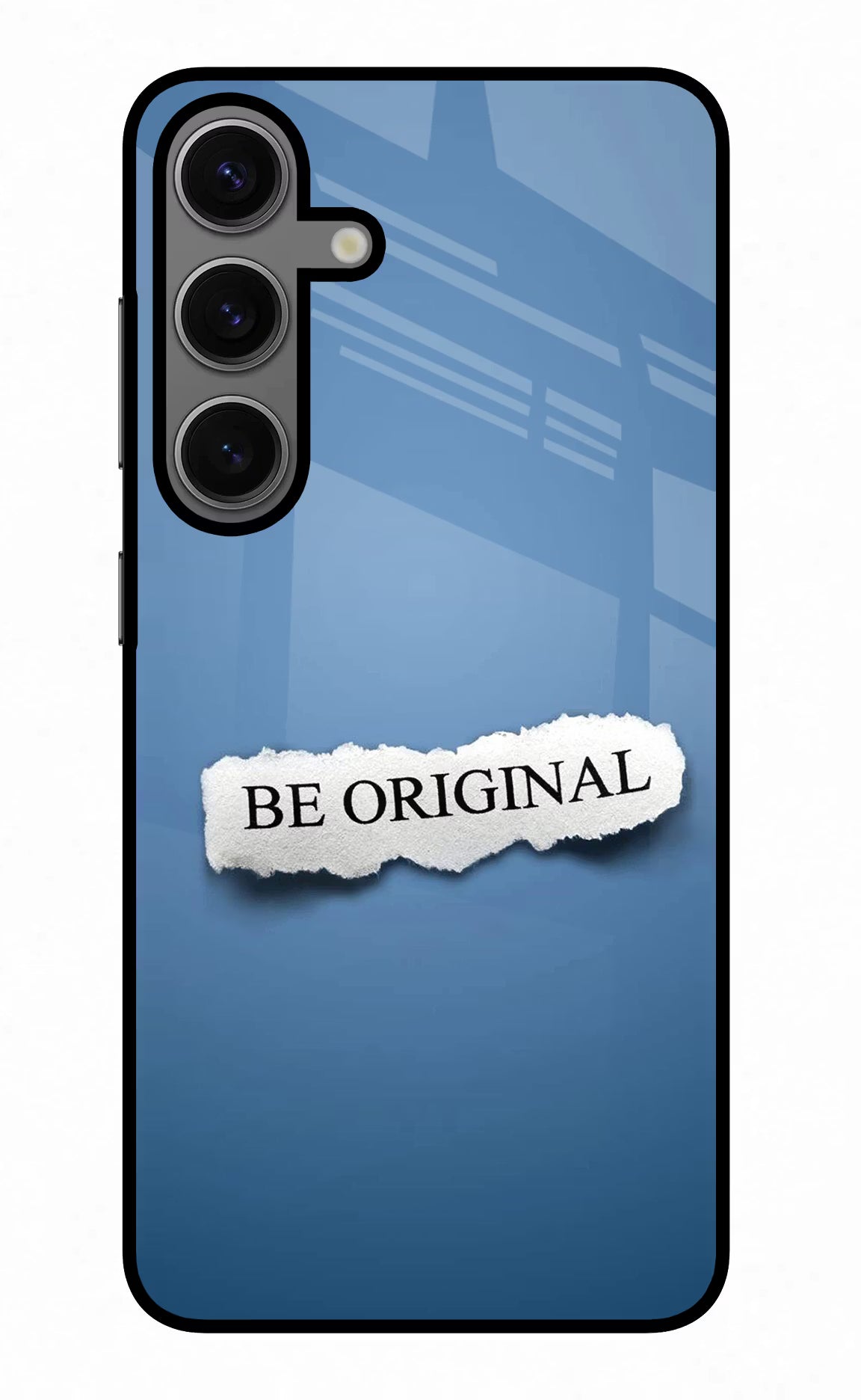 Be Original Samsung S24 Glass Case Back Cover by Casekaro