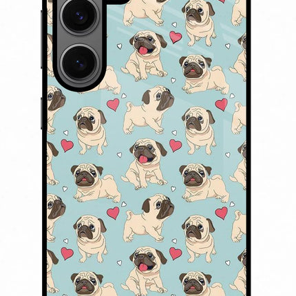 Pug Dog Samsung S24 Glass Case