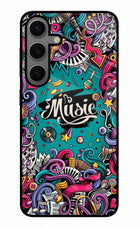 Music Graffiti Samsung S24 Glass Case
