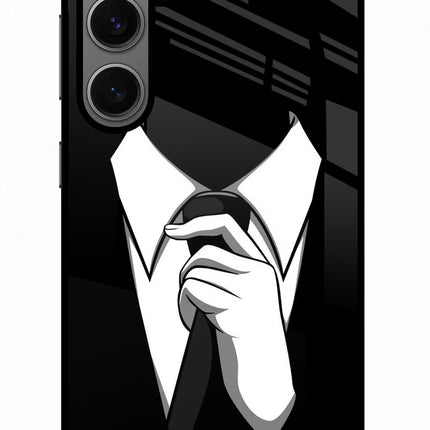 Black Tie Samsung S24 Glass Case