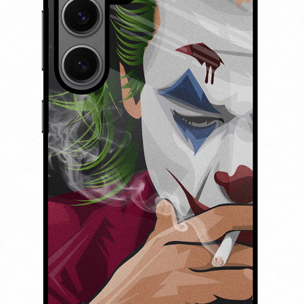 Joker Smoking Samsung S24 Glass Case