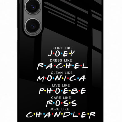 FRIENDS Character Samsung S24 Glass Case