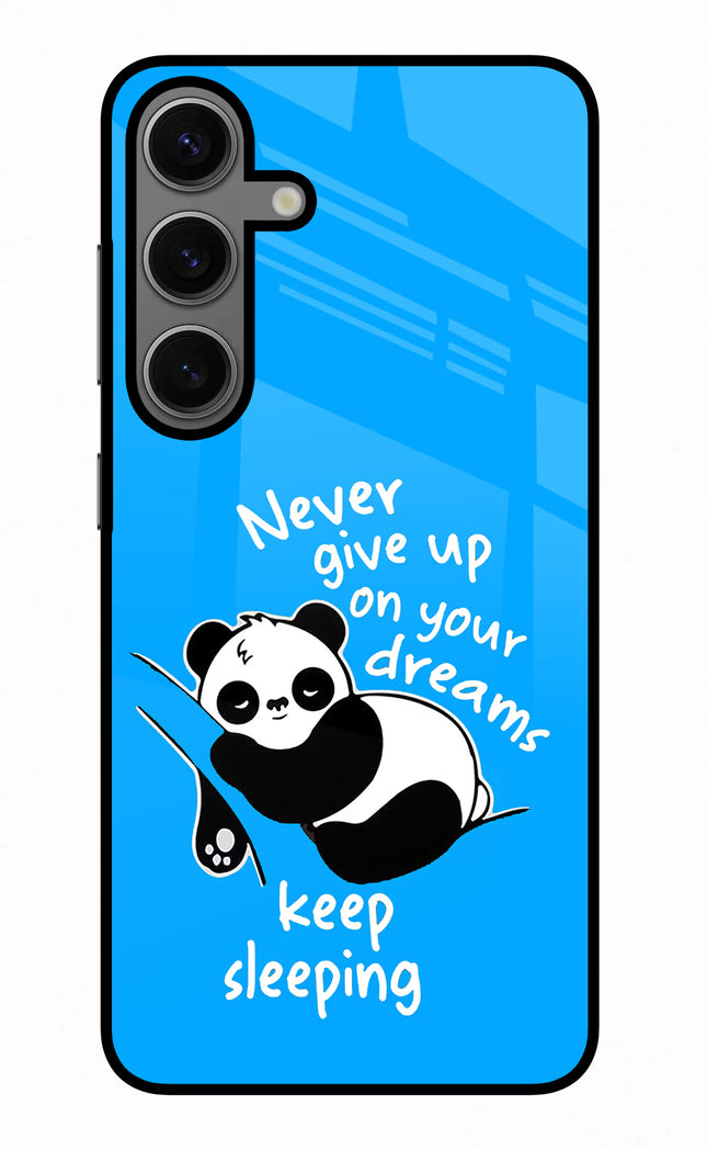 Keep Sleeping Samsung S24 Glass Case