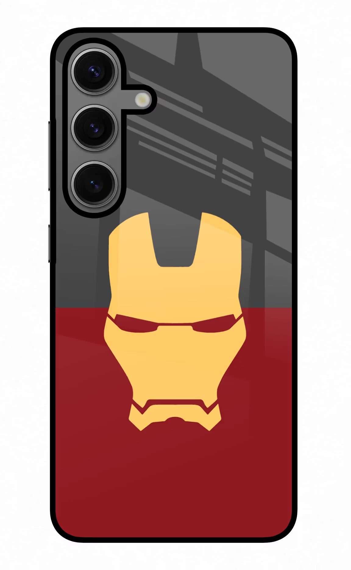 Ironman Samsung S24 Glass Case Back Cover by Casekaro