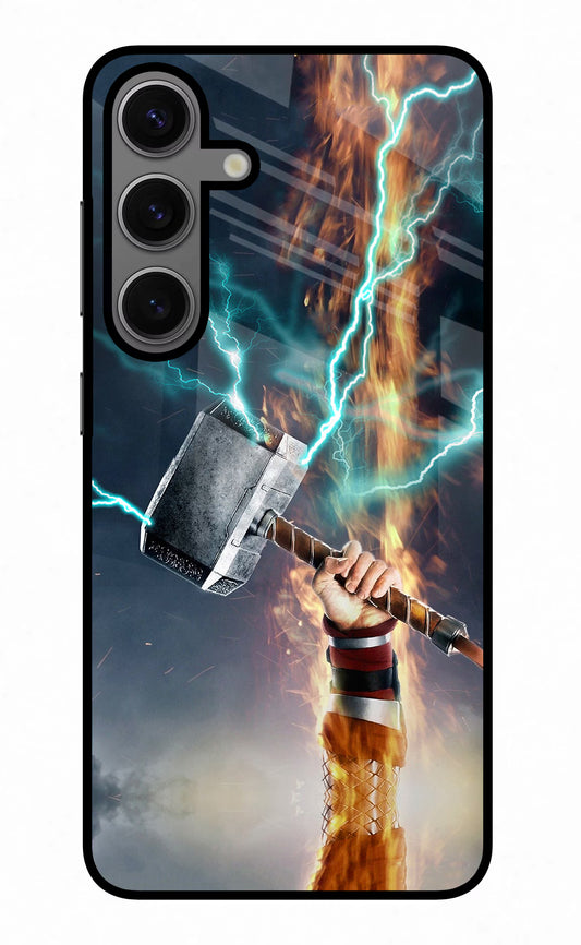 Thor Hammer Mjolnir Samsung S24 Glass Case
