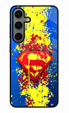 Superman logo Samsung S24 Glass Case