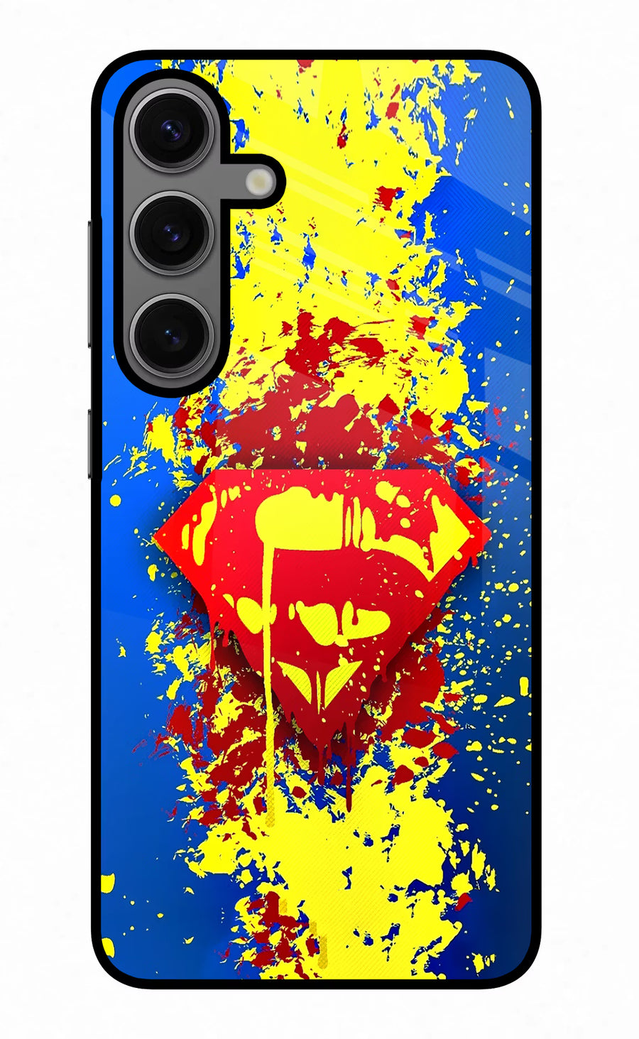 Superman logo Samsung S24 Back Cover, Metal case