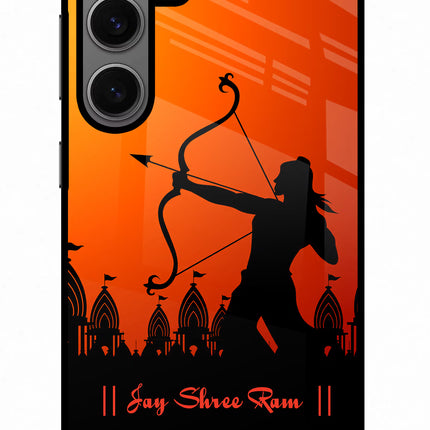 Lord Ram - 4 Samsung S24 Glass Case Back Cover by Casekaro