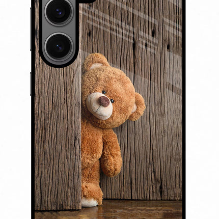 Teddy Wooden Samsung S24 Glass Case