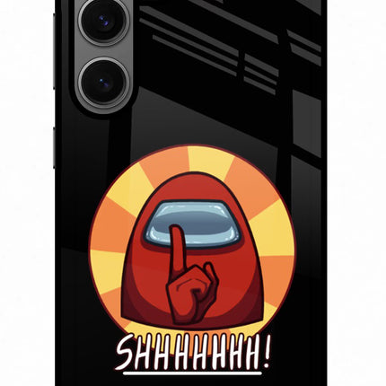 Among Us Shhh! Samsung S24 Glass Case