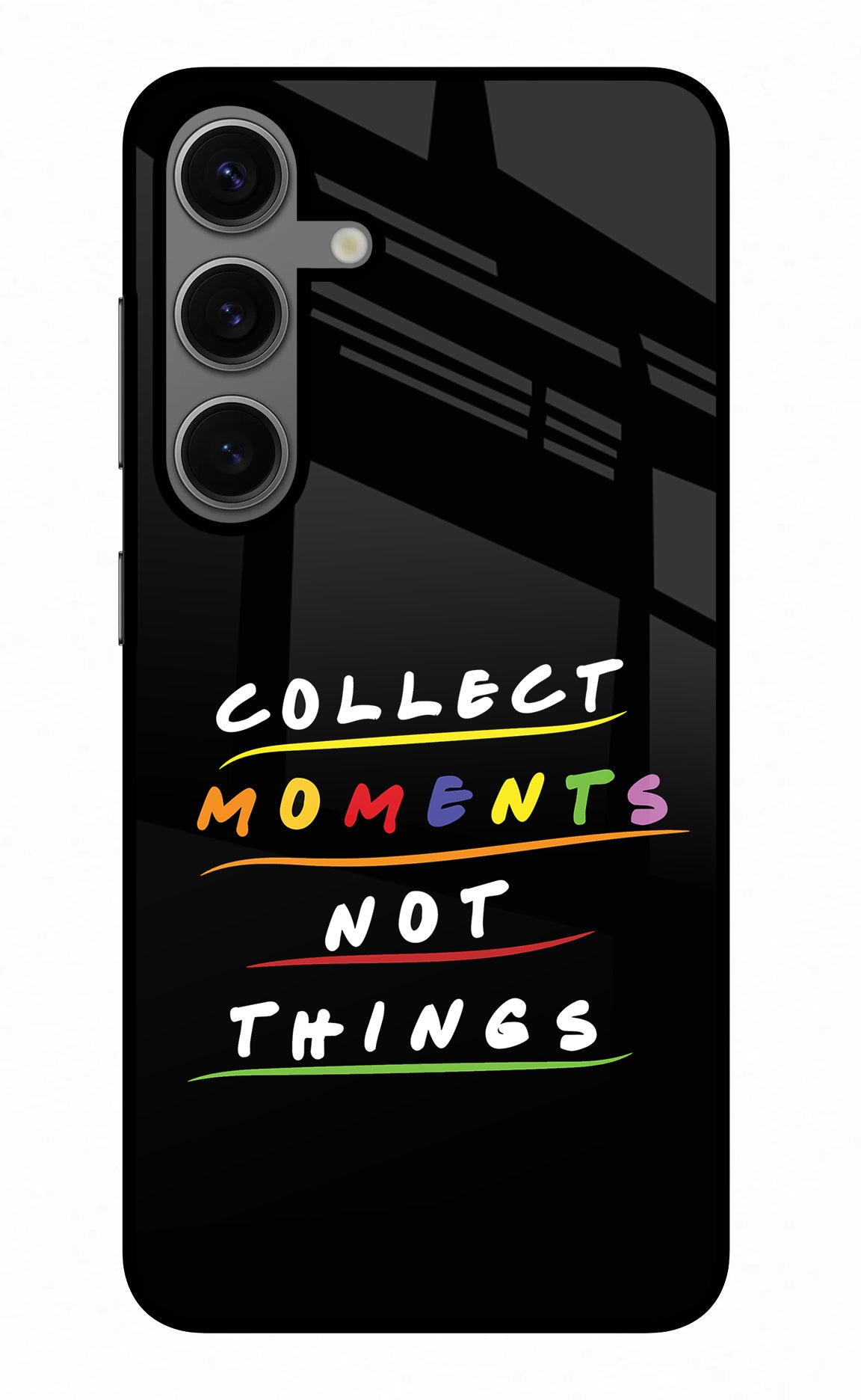 Collect Moments Not Things Samsung S24 Back Cover