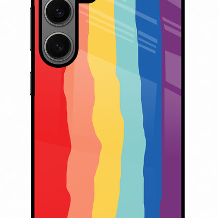 Rainbow Samsung S24 Glass Case