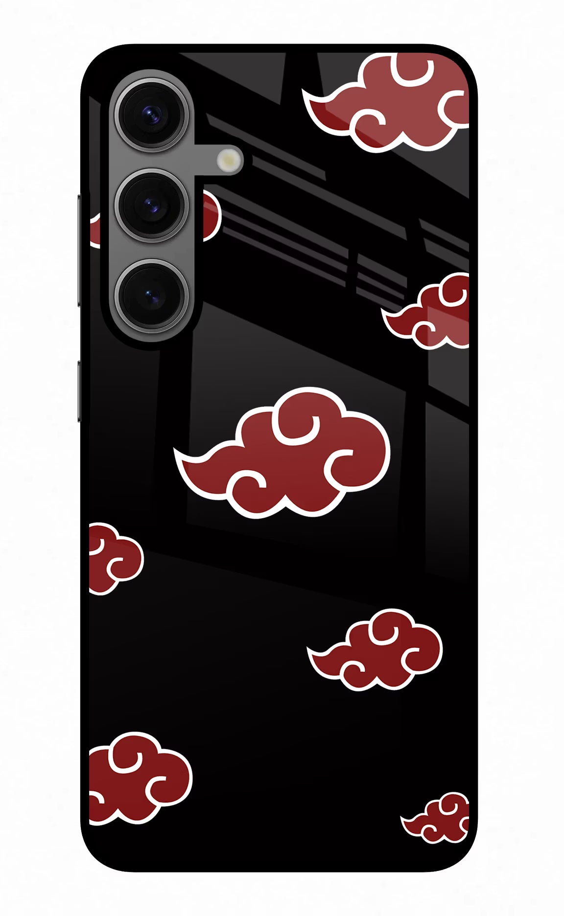 Akatsuki Samsung S24 Glass Case Back Cover by Casekaro