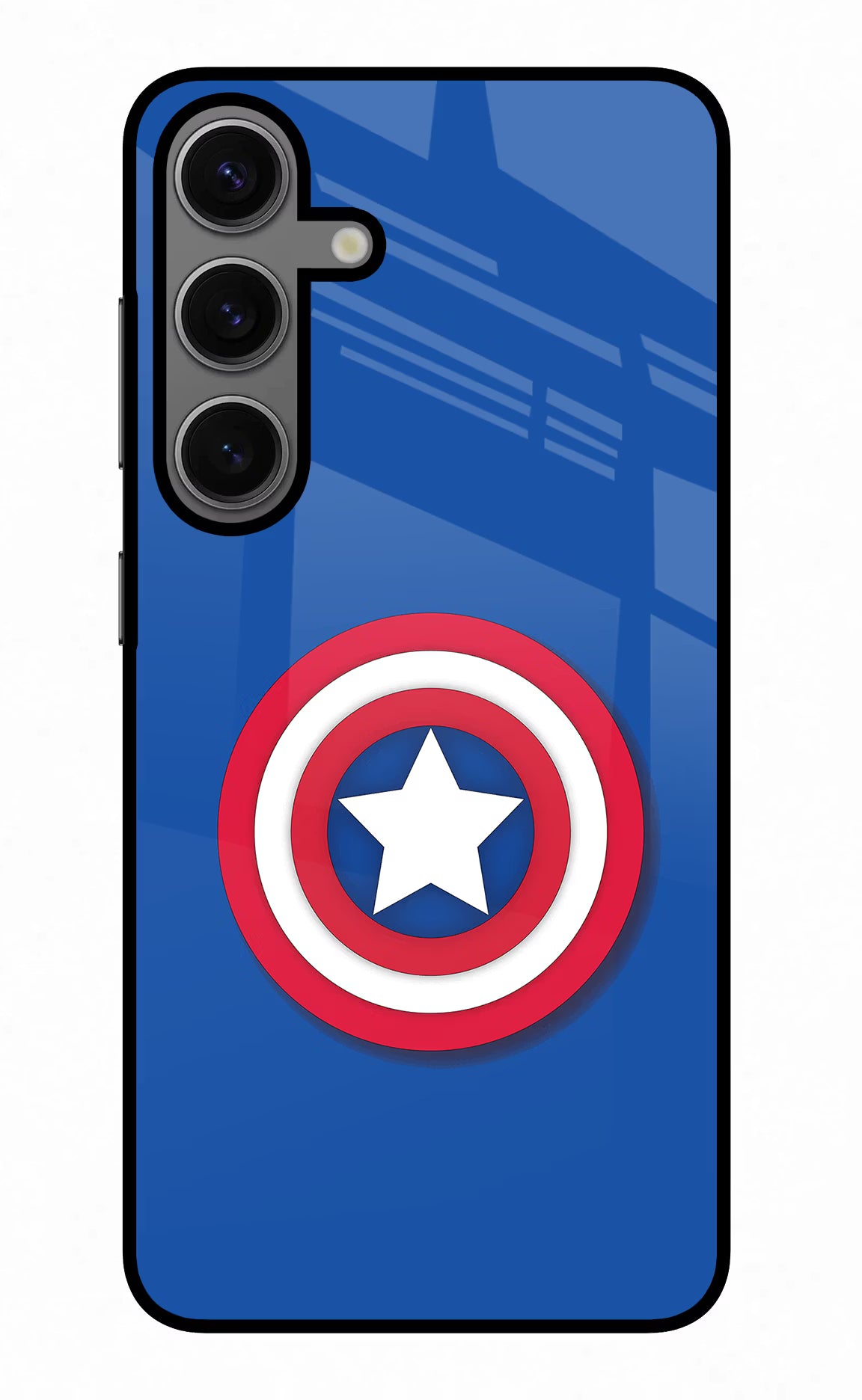 Shield Samsung S24 Glass Case Back Cover by Casekaro