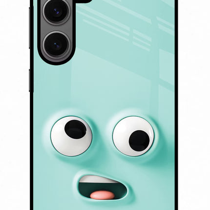 Funny Cartoon Samsung S24 Glass Case