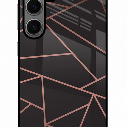 Geometric Pattern Samsung S24 Glass Case