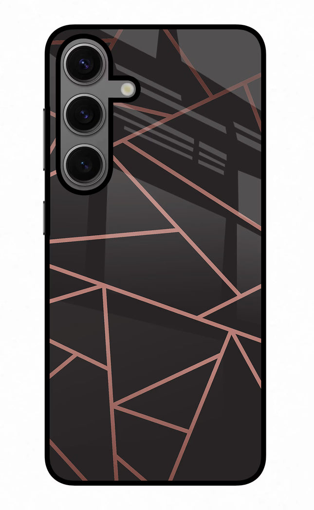 Geometric Pattern Samsung S24 Glass Case
