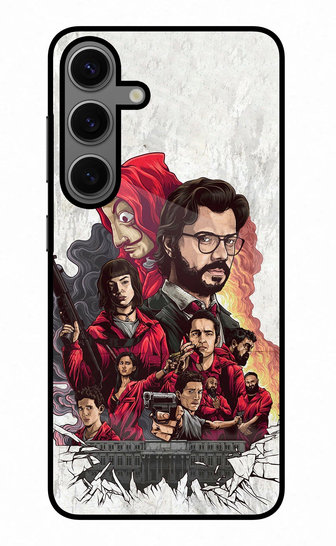 Money Heist Artwork Samsung S24 Back Cover