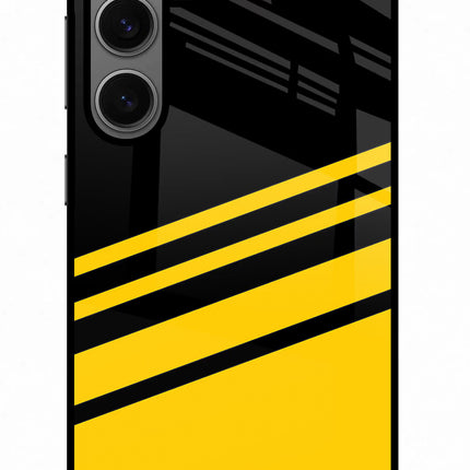 Yellow Shades Samsung S24 Glass Case Back Cover by Casekaro