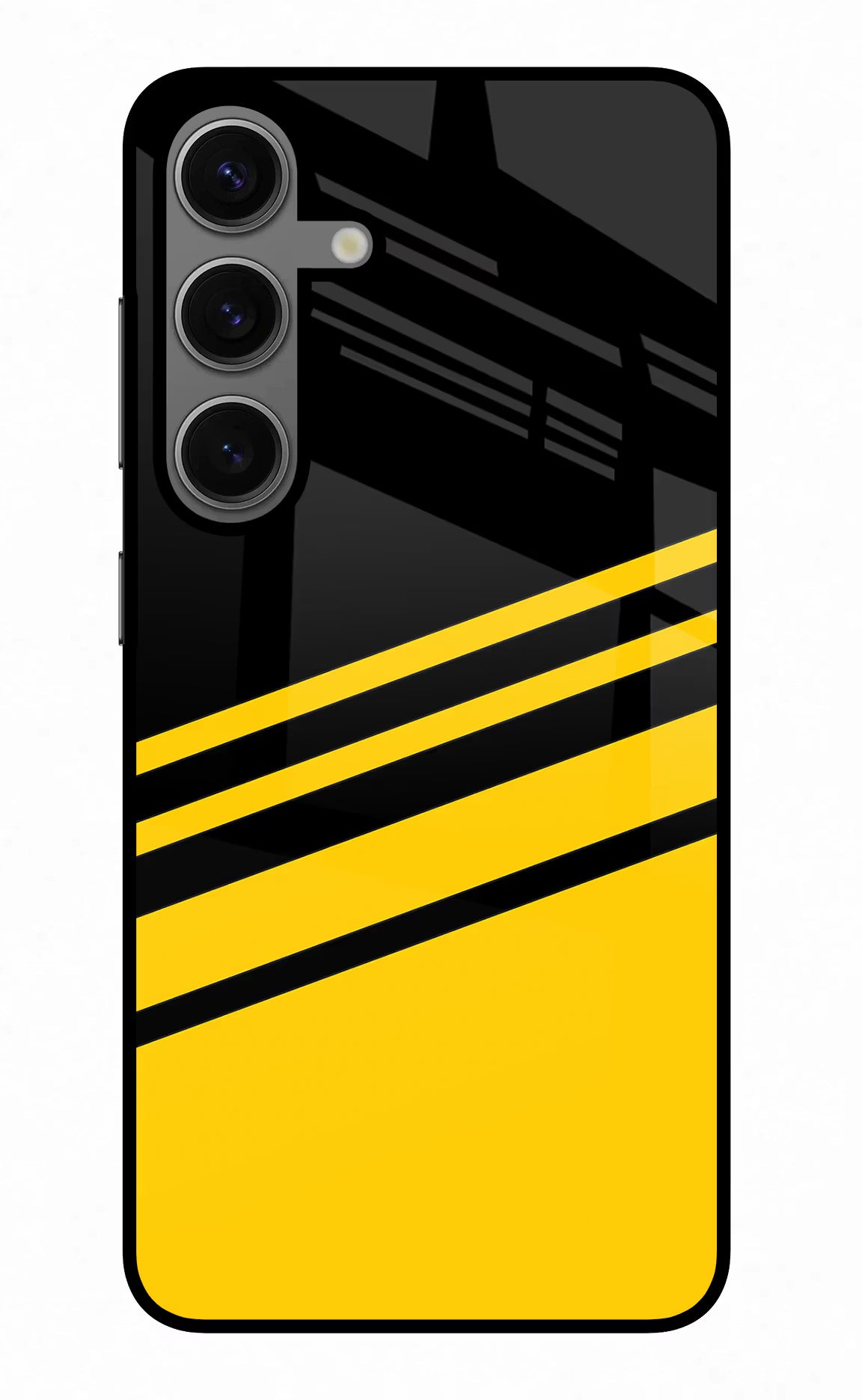 Yellow Shades Samsung S24 Glass Case Back Cover by Casekaro