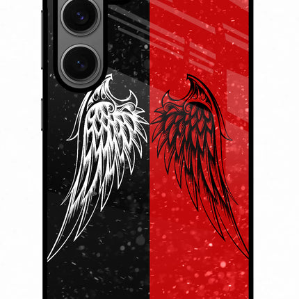 Wings Samsung S24 Glass Case