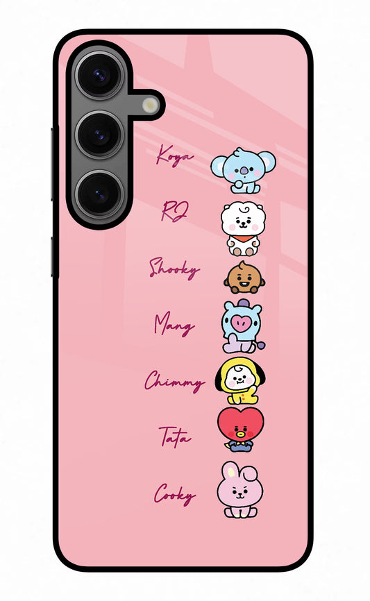 BTS names Samsung S24 Glass Case