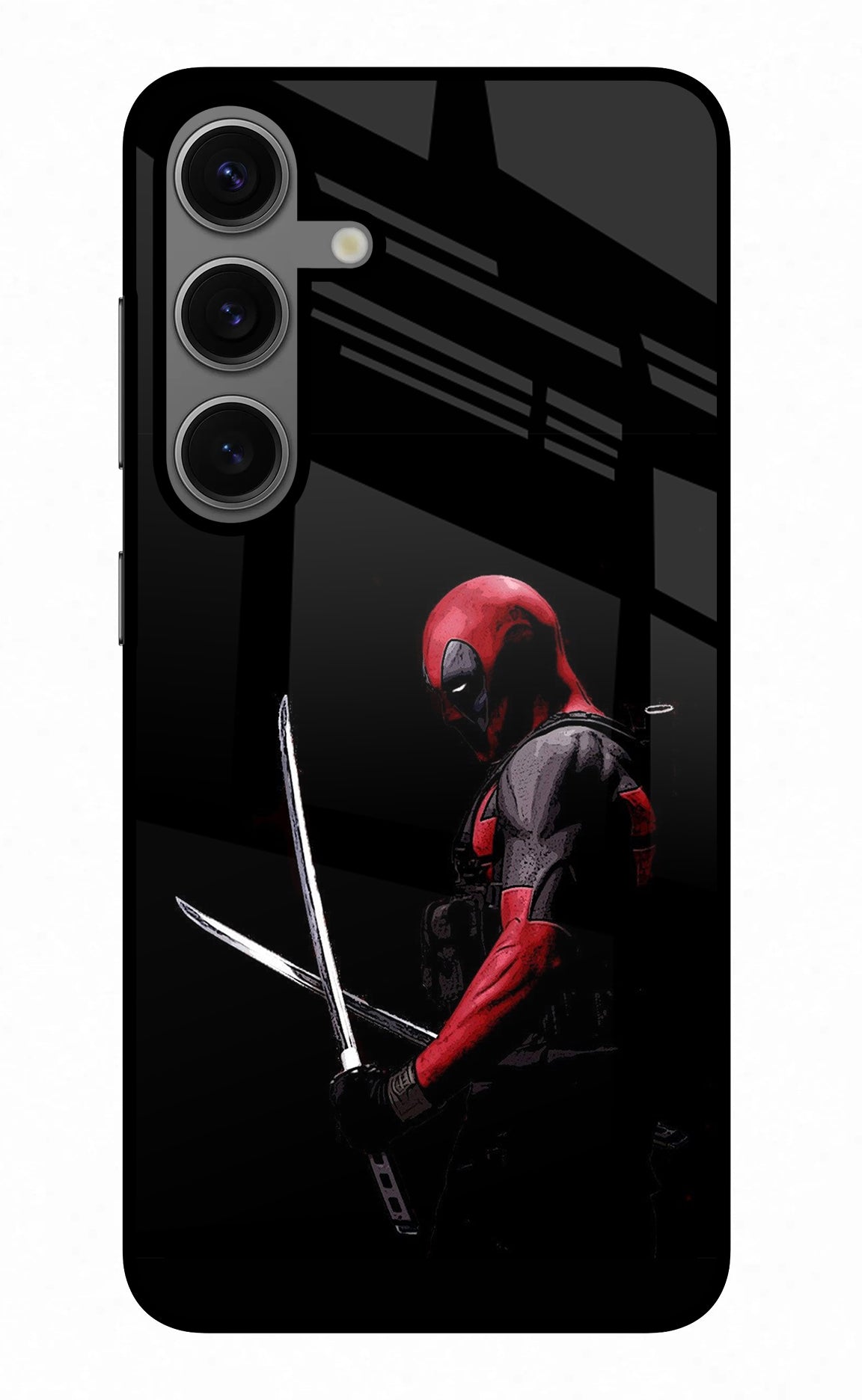 Deadpool Samsung S24 Glass Case