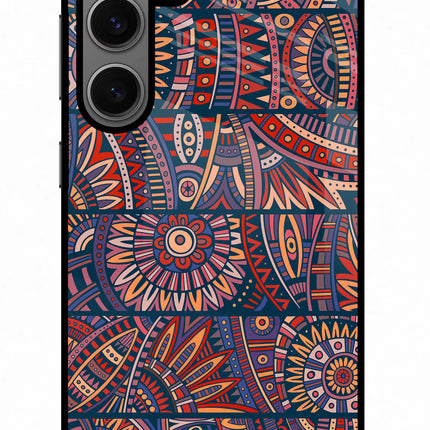 African Culture Design Samsung S24 Glass Case