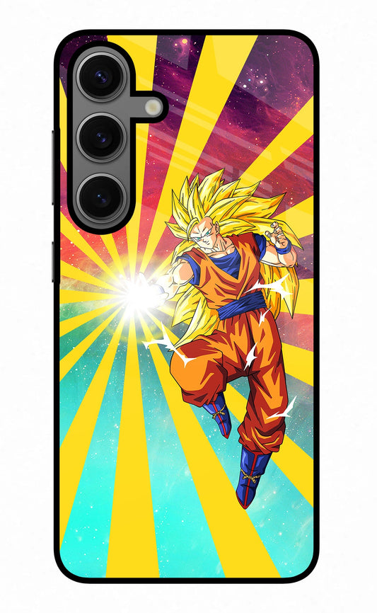 Goku Super Saiyan Samsung S24 Glass Case