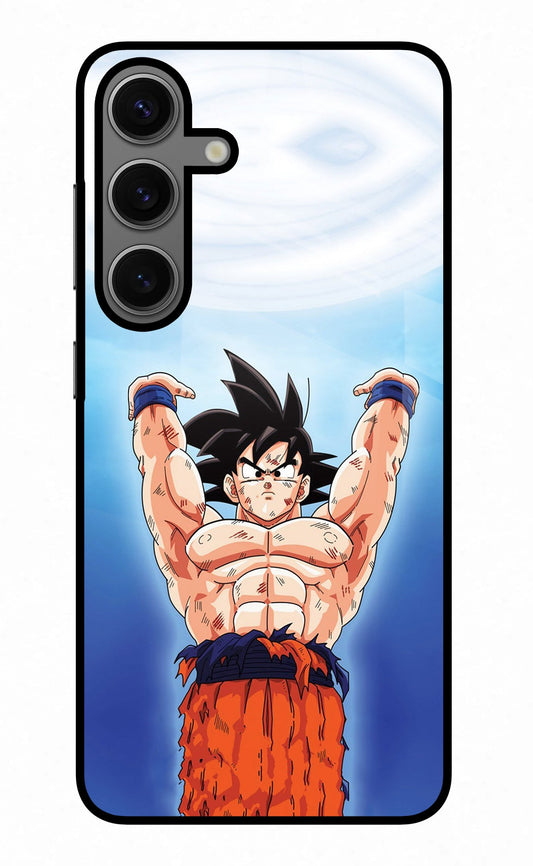 Goku Power Samsung S24 Glass Case