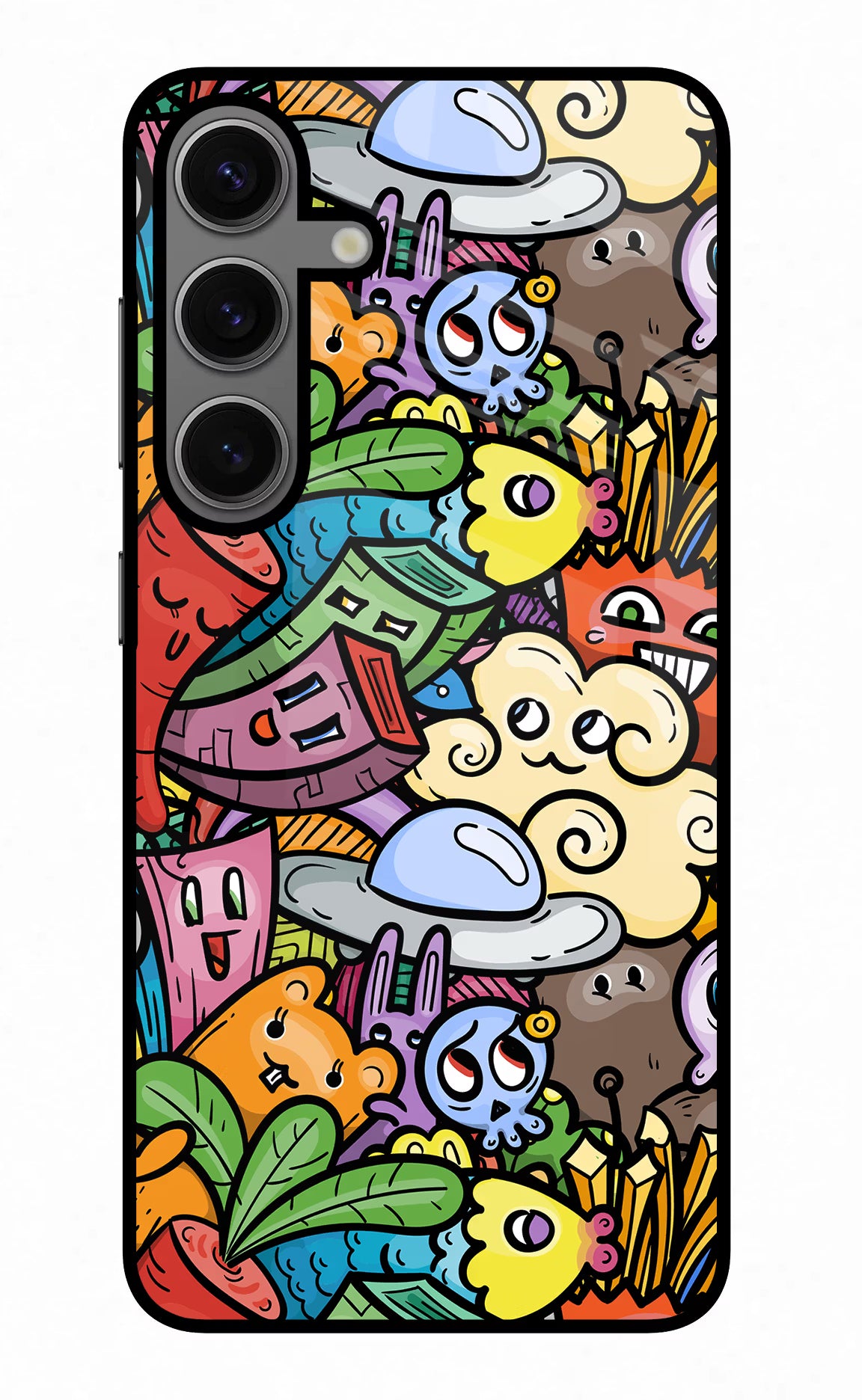 Veggie Doodle Samsung S24 Glass Case