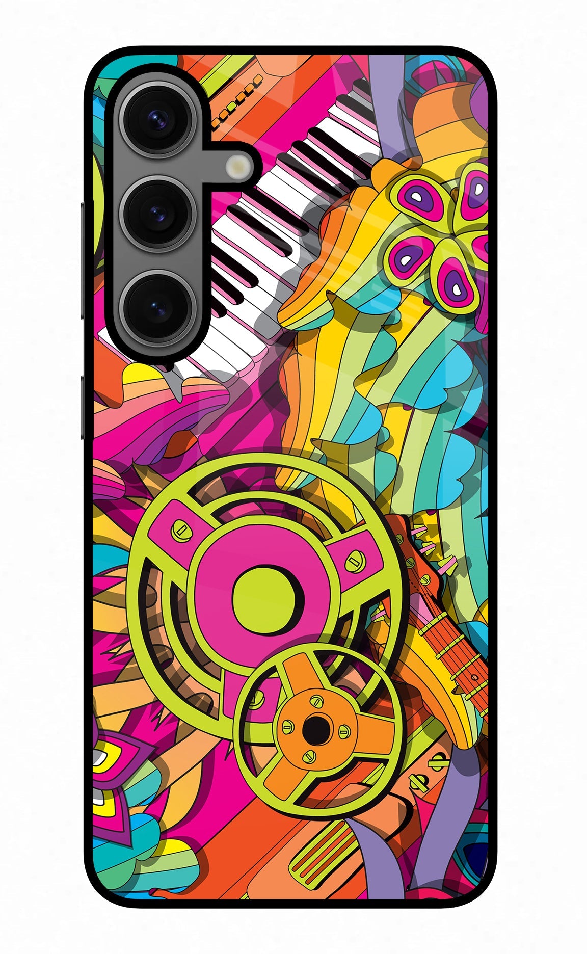 Music Doodle Samsung S24 Back Cover