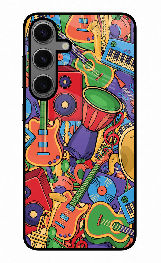 Music Instrument Doodle Samsung S24 Glass Case