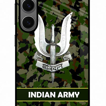 Balidan Indian Logo Samsung S24 Glass Case Back Cover by Casekaro